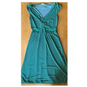 Max Studio green patterned dress, XS